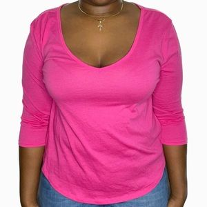 VICTORIA SECRET Half Sleeve Tee